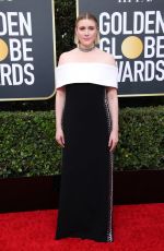GRETA GERWIG at 77th Annual Golden Globe Awards in Beverly Hills 01/05/2020