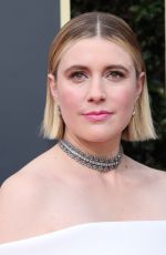 GRETA GERWIG at 77th Annual Golden Globe Awards in Beverly Hills 01/05/2020