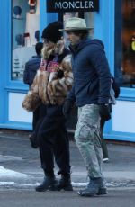GWYNETH PALTROW and Brad Falchuk Out in Aspen 12/26/2019