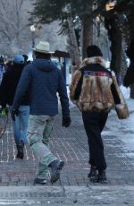 GWYNETH PALTROW and Brad Falchuk Out in Aspen 12/26/2019