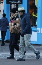 GWYNETH PALTROW and Brad Falchuk Out in Aspen 12/26/2019