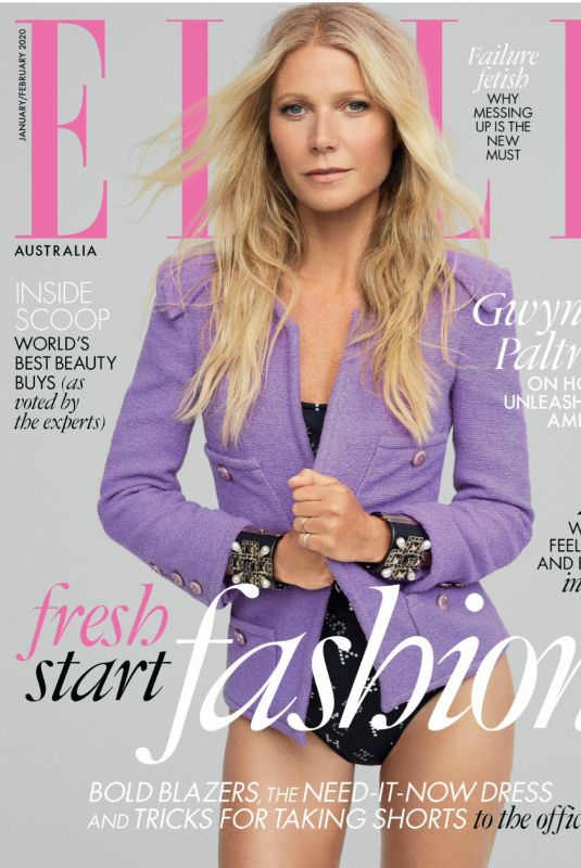 GWYNETH PALTROW in Elle Magazine, Australia January 2020
