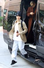 HAILEY and Justin BIEBER Arrive at Business Meeting in Santa Monica 01/14/2020
