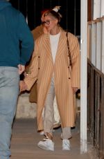 HAILEY and Justin BIEBER Arrives at Wednesday Night Church Services in Beverly Hills 01/08/2020