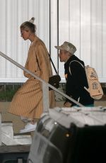 HAILEY and Justin BIEBER Arrives at Wednesday Night Church Services in Beverly Hills 01/08/2020