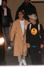 HAILEY and Justin BIEBER Arrives at Wednesday Night Church Services in Beverly Hills 01/08/2020