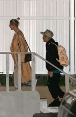 HAILEY and Justin BIEBER Arrives at Wednesday Night Church Services in Beverly Hills 01/08/2020