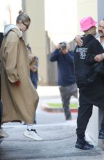 HAILEY and Justin BIEBER Arrives for a Doctor Appointment in Beverly Hills 01/10/2020