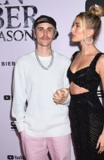 HAILEY and Justin BIEBER at Justin Bieber: Seasons Premiere in Los Angeles 01/27/2020