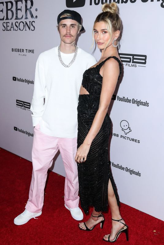 HAILEY and Justin BIEBER at Justin Bieber: Seasons Premiere in Los Angeles 01/27/2020