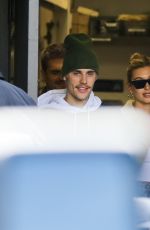 HAILEY and Justin BIEBER Leaves Il Pastaio in Beverly Hills 01/18/2020