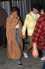 HAILEY and Justin BIEBER Leaves Night Church Service in Beverly Hills 01/29/2020