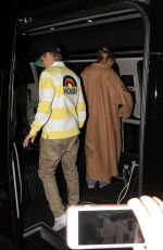 HAILEY and Justin BIEBER Leaves Night Church Service in Beverly Hills 01/29/2020