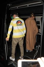 HAILEY and Justin BIEBER Leaves Night Church Service in Beverly Hills 01/29/2020