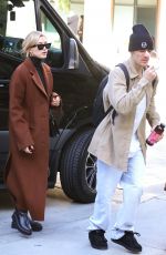 HAILEY and Justin Bieber Out in Santa Monica 01/14/2020
