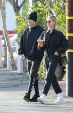 HAILEY and Justin BIEBER Shopping at The Grove in Los Angeles 01/11/2020