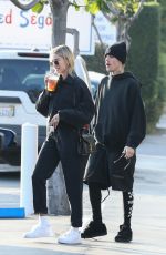 HAILEY and Justin BIEBER Shopping at The Grove in Los Angeles 01/11/2020