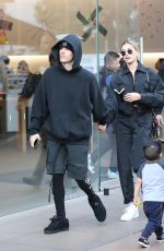 HAILEY and Justin BIEBER Shopping at The Grove in Los Angeles 01/11/2020