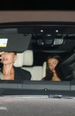 HAILEY BIEBER and MADISON BEER Leaves Craig