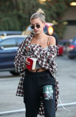 HAILEY BIEBER Arrives at 3rd Street Dance in Los Angeles 01/09/2020