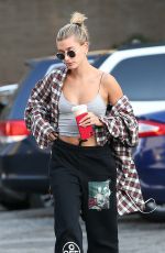 HAILEY BIEBER Arrives at 3rd Street Dance in Los Angeles 01/09/2020