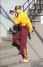 HAILEY BIEBER Arrives at Dance Studio in West Hollywood 01/15/2020