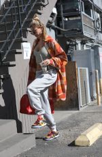 HAILEY BIEBER Arrives at Dance Studio in West Hollywood 01/29/2020