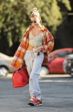 HAILEY BIEBER Arrives at Dance Studio in West Hollywood 01/29/2020