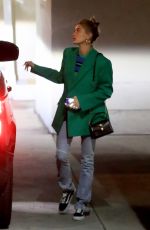 HAILEY BIEBER Arrives at Wednesday Church Services in Beverly Hills 01/15/2020