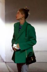 HAILEY BIEBER Arrives at Wednesday Church Services in Beverly Hills 01/15/2020