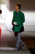 HAILEY BIEBER Arrives at Wednesday Church Services in Beverly Hills 01/15/2020