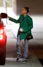 HAILEY BIEBER Arrives at Wednesday Church Services in Beverly Hills 01/15/2020