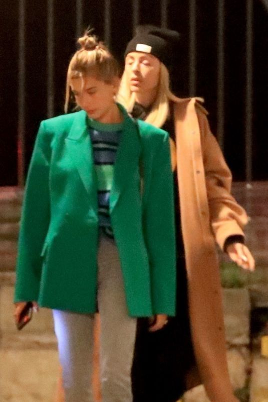 HAILEY BIEBER Arrives at Wednesday Church Services in Beverly Hills 01/15/2020