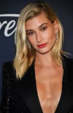 HAILEY BIEBER at Instyle and Warner Bros. Golden Globe Awards Party 01/05/2020