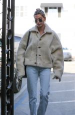 HAILEY BIEBER Heading to Nine Zero One in West Hollywood 01/04/2020