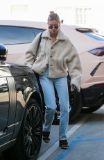 HAILEY BIEBER Heading to Nine Zero One in West Hollywood 01/04/2020
