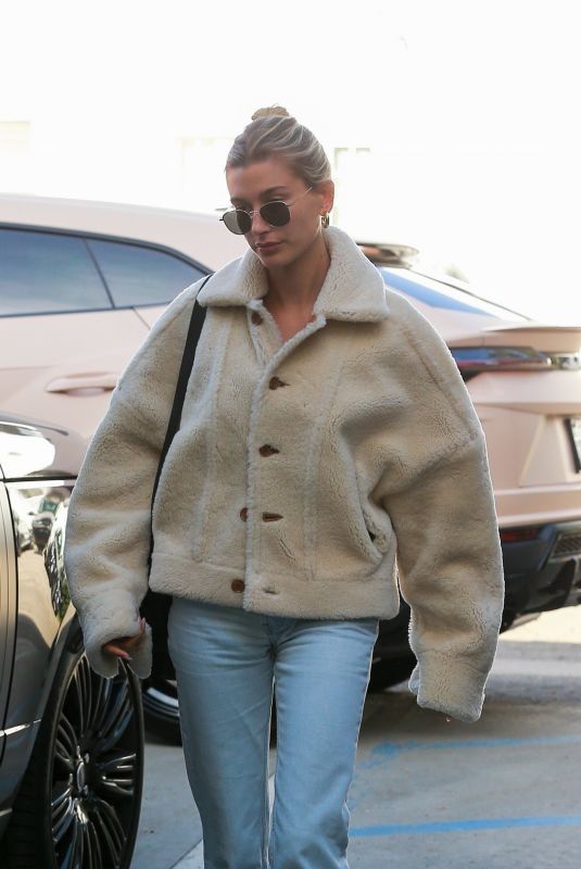HAILEY BIEBER Heading to Nine Zero One in West Hollywood 01/04/2020