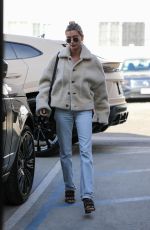 HAILEY BIEBER Heading to Nine Zero One in West Hollywood 01/04/2020