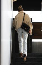HAILEY BIEBER Heading to Nine Zero One in West Hollywood 01/04/2020