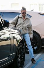 HAILEY BIEBER Heading to Nine Zero One in West Hollywood 01/04/2020