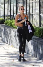 HAILEY BIEBER Leaves a Gym in Los Angeles 01/12/2020