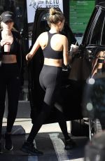 HAILEY BIEBER Leaves a Gym in West Hollywood 01/29/2020