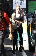 HAILEY BIEBER Leaves a Gym in West Hollywood 01/29/2020