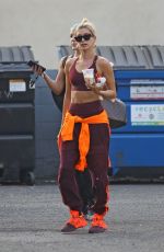 HAILEY BIEBER Leaves Dance Studio in West Hollywood 01/15/2020