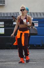 HAILEY BIEBER Leaves Dance Studio in West Hollywood 01/15/2020