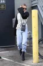 HAILEY BIEBER Leaves Honor Bar in Beverly Hills 01/09/2020