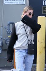 HAILEY BIEBER Leaves Honor Bar in Beverly Hills 01/09/2020