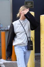 HAILEY BIEBER Leaves Honor Bar in Beverly Hills 01/09/2020