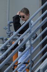 HAILEY BIEBER Leaves Honor Bar in Beverly Hills 01/09/2020