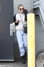 HAILEY BIEBER Leaves Honor Bar in Beverly Hills 01/09/2020